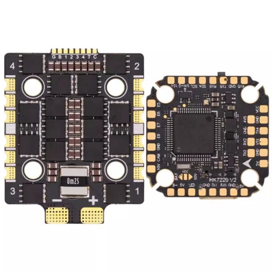 Offres Spéciales HAKRC F722 Mini V2 Contrôle de Vol 35A/40A 60A/65A ESC 2-6S Stack / 20x20MM Flytower Compatible O3 HD VTX pour Drone RC